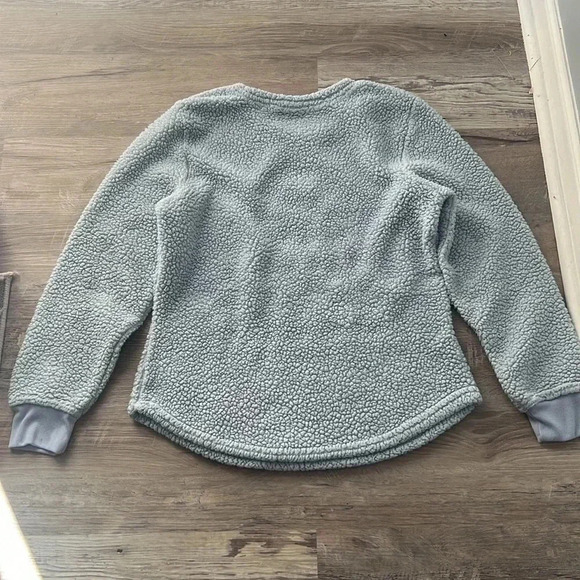 Women’s Disney Blue Eeyore Sherpa Pull Over Sweatshirt - Picture 3 of 4